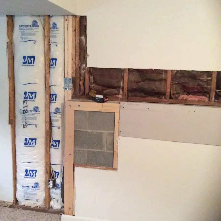 Wall insulation replacement during Odor Removal & Deodorization in Laguna Beach